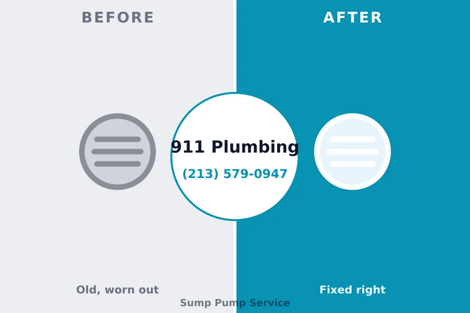 Before and after: plumbing company Elysburg, PA